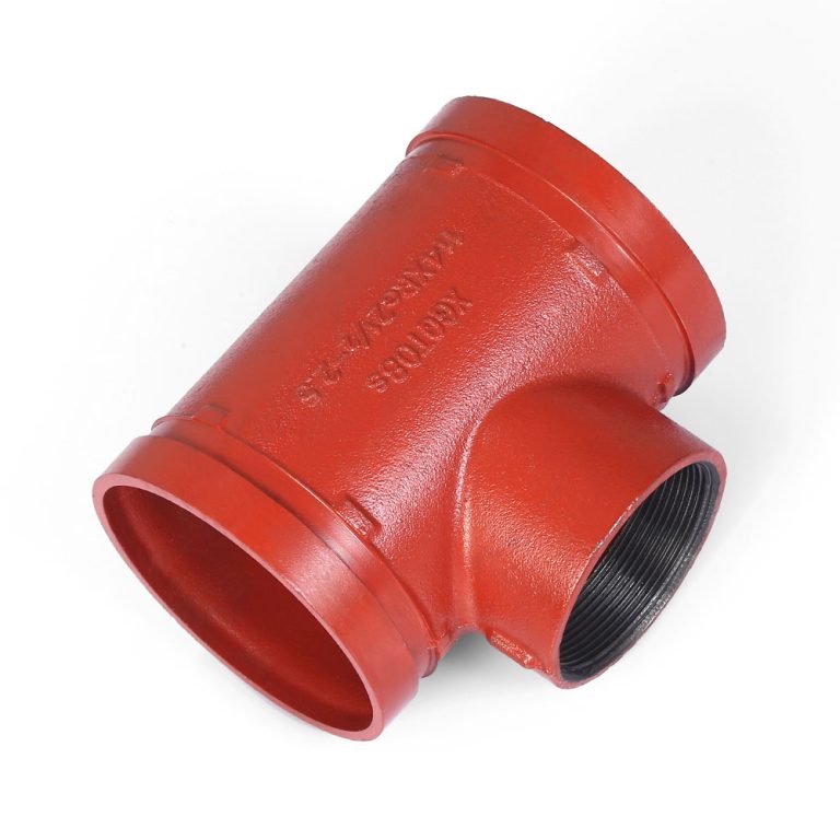 VICAST grooved pipe fitting tee equal threaded